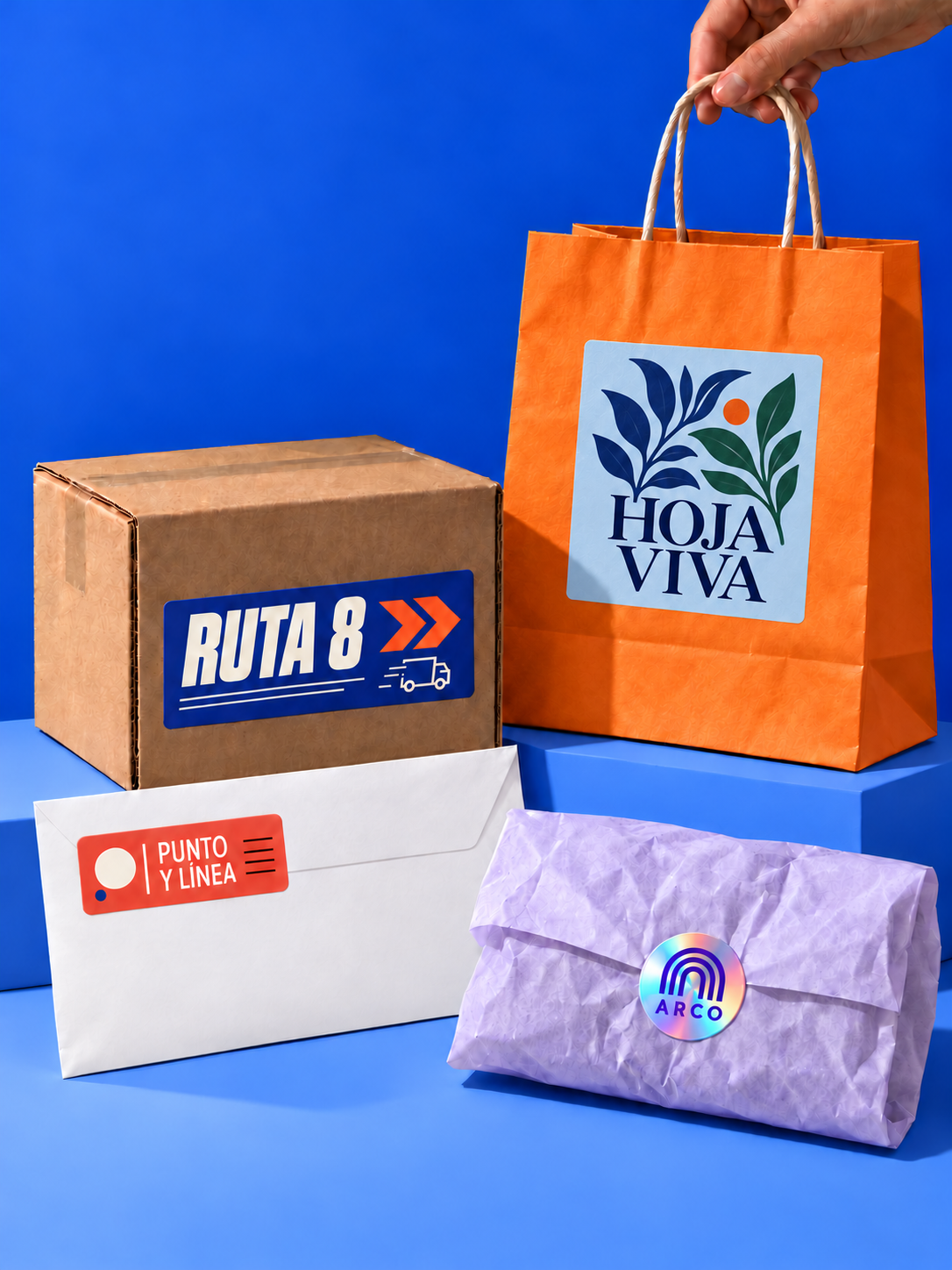Mi negocio: aplicaciones de etiquetas del diseño aprobado.
